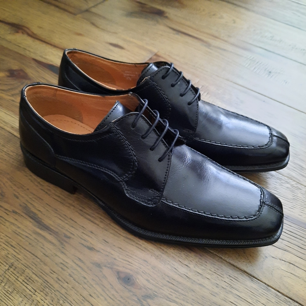 Tuscan Lace Up Leather Dress Shoes - Picture 1 of 13